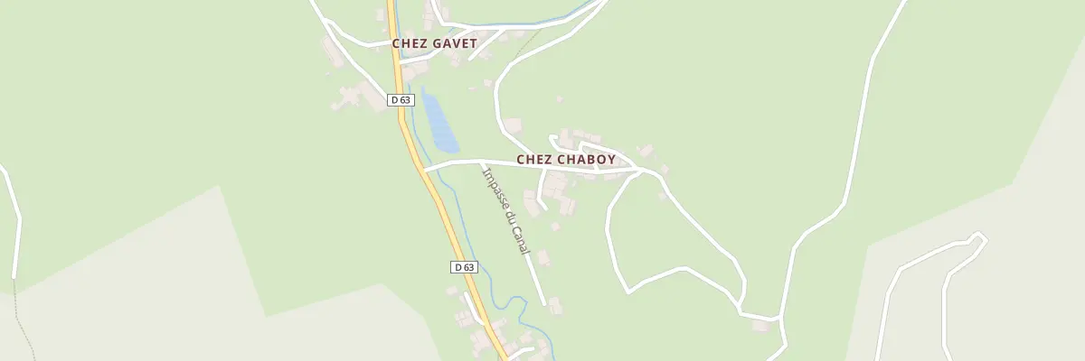 Plan du 11 Cour Chantemerle à L’Abergement-de-Varey