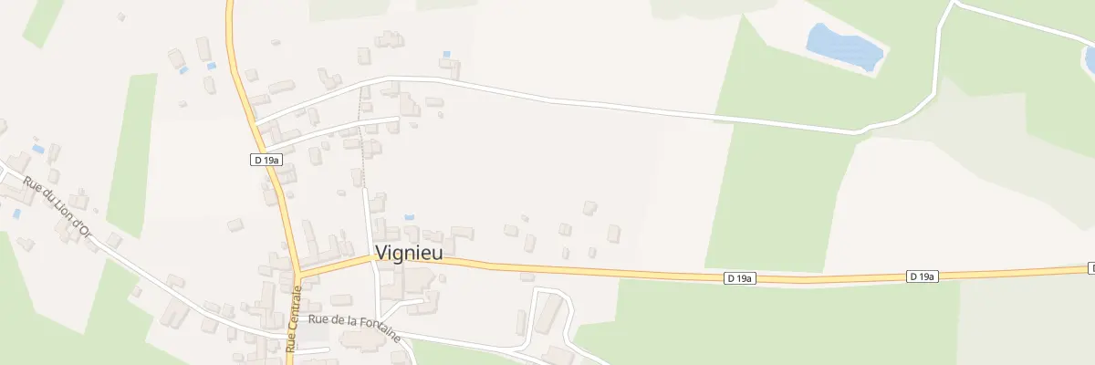 Plan du 195 Rue de la Rochetière à Vignieu