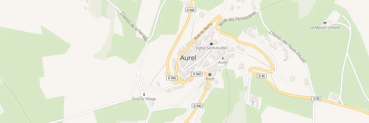 Plan du 5015 Village à Aurel