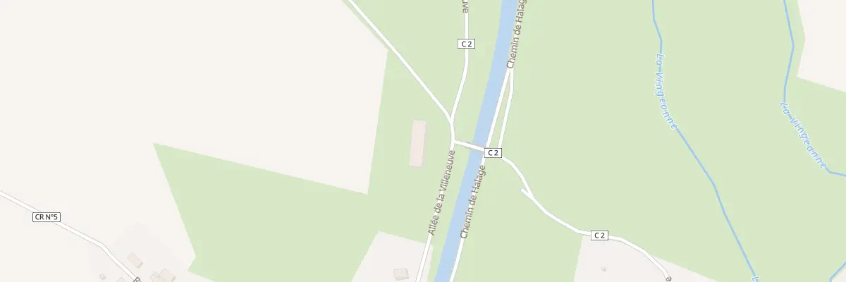 Plan du 3 All de Lavilleneuve à Pouilly-sur-Vingeanne