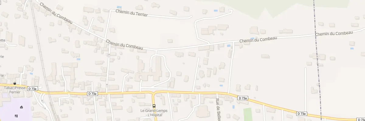 Plan du 458 Che du Combeau au Grand-Lemps