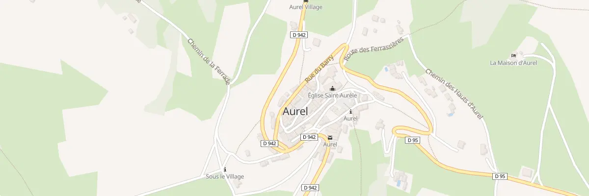 Plan du 5008 Village à Aurel