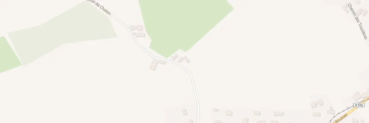 Plan du 119 Che de Chalon à Doissin