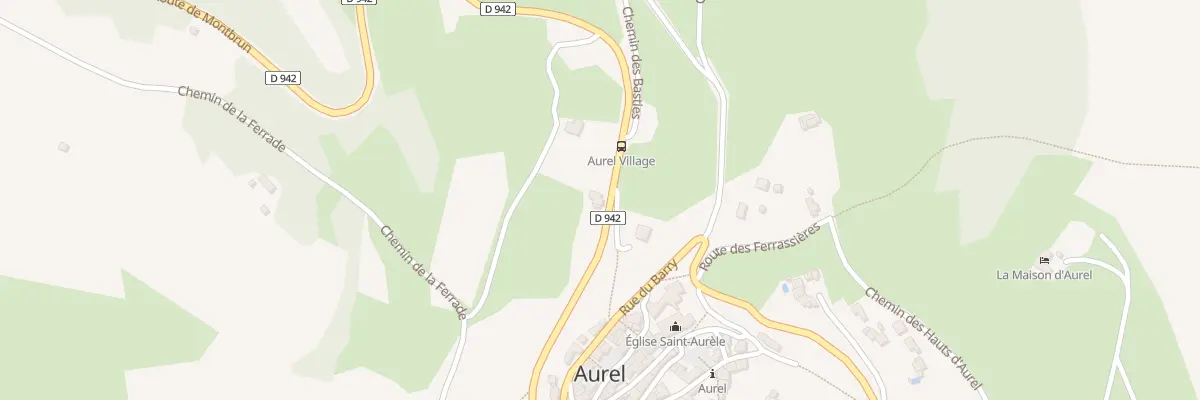 Plan du 5101F Les Costes à Aurel