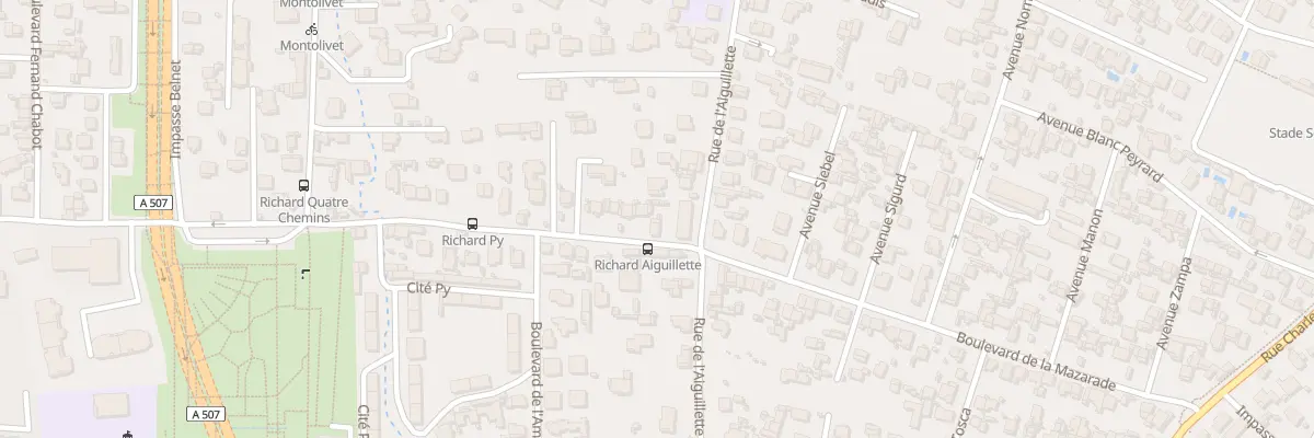 Plan du 67 Bd Marius Richard à Marseille 12e Arrondissement