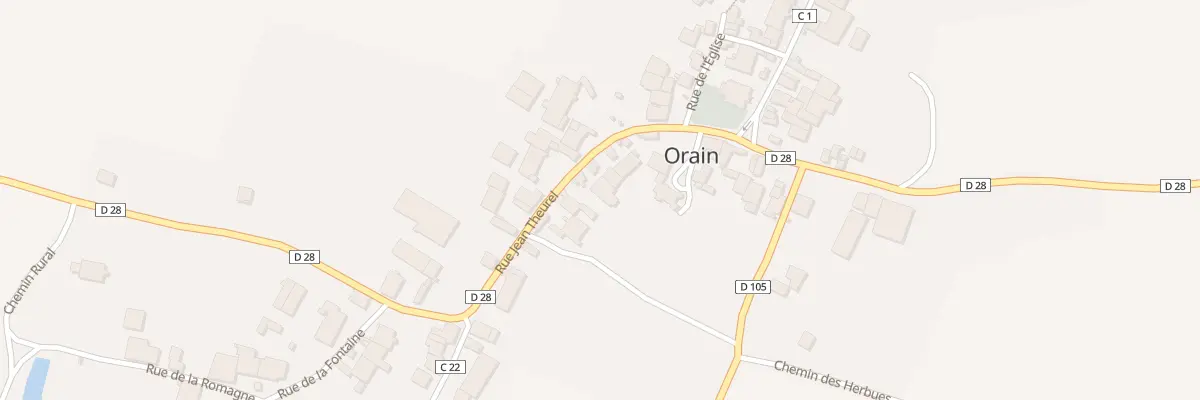 Plan du 16 Rue Jean Theurel à Orain