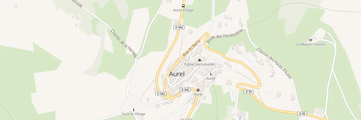 Plan du 5133 Village à Aurel