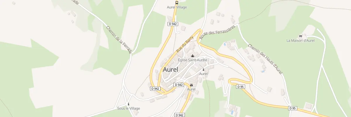 Plan du 5006F Village à Aurel
