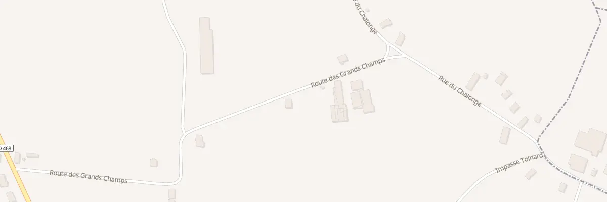 Plan du 6 Rue des Grands Champs aux Essards-Taignevaux