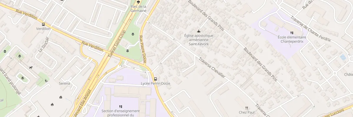 Plan du 9 Rue de l’Escalon à Marseille 10e Arrondissement