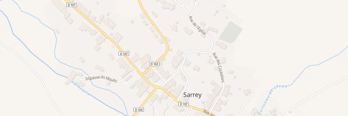 Plan du 1 Rue de l’Eglise à Sarrey
