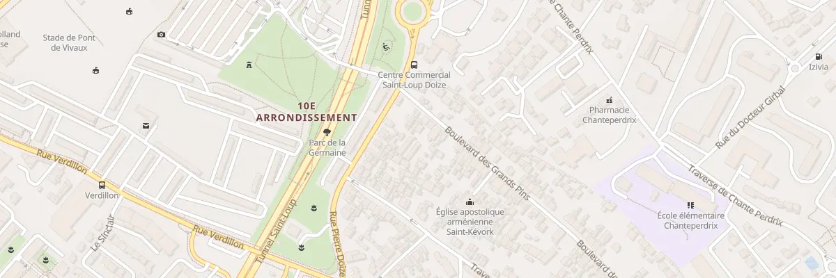 Plan du 14 Bd des Grands Pins à Marseille 10e Arrondissement