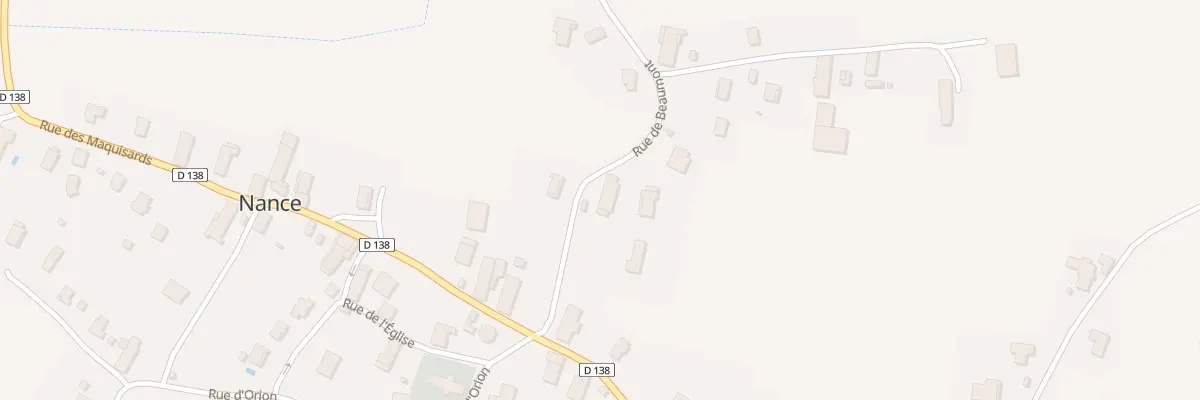 Plan du 14 Rue de Beaumont à Nance