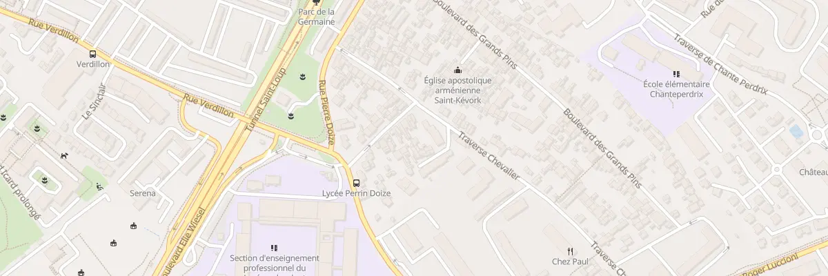 Plan du 7 Rue de l’Escalon à Marseille 10e Arrondissement