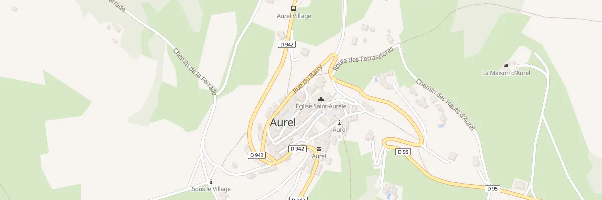 Plan du 5003 Village à Aurel