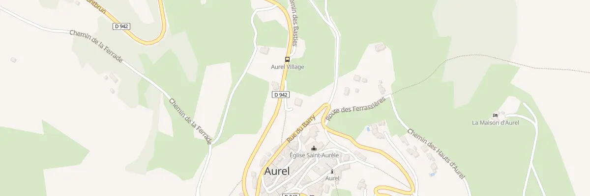 Plan du 5143 Le Jas à Aurel