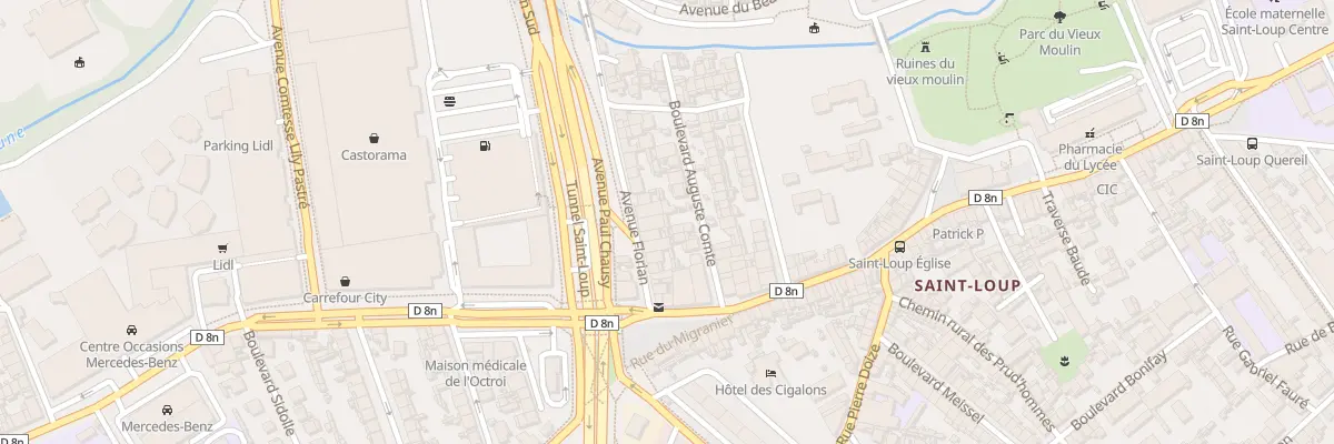 Plan du 14 Av Florian à Marseille 10e Arrondissement