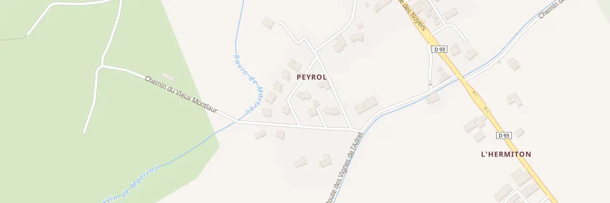 Plan du 5011 Peyrol à Montlaur-en-Diois