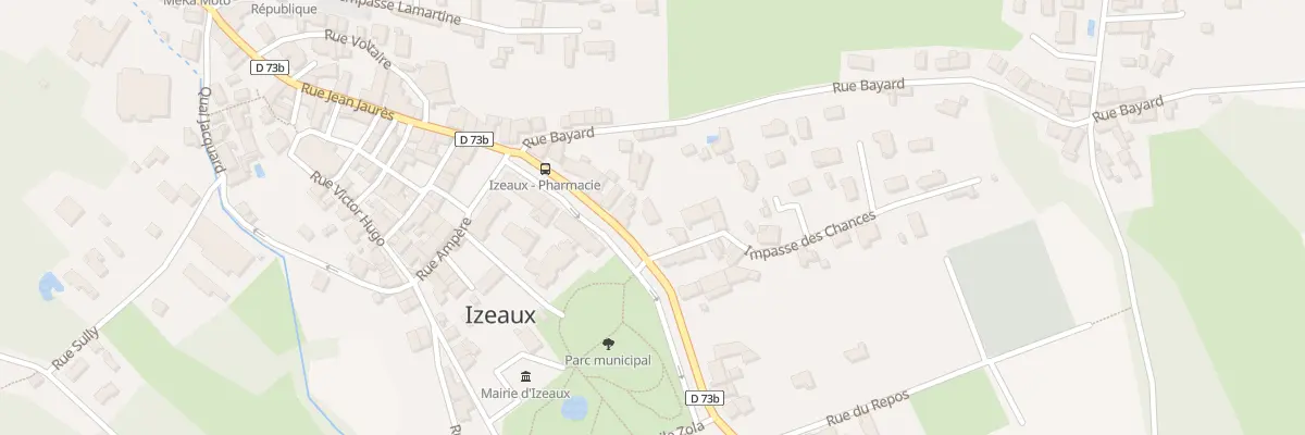 Plan du 5341 Rue Albert Reynier à Izeaux