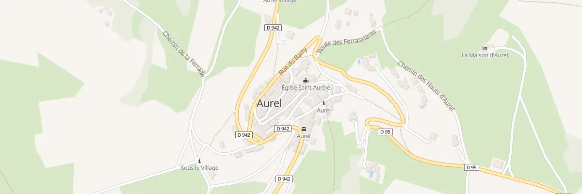 Plan du 5176 Village à Aurel