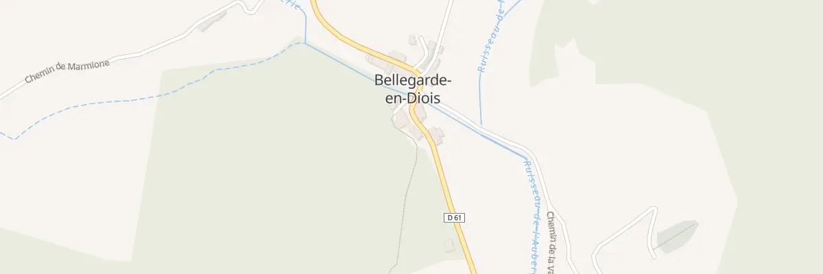 Plan du 2072 Rte des Lavandes à Bellegarde-en-Diois