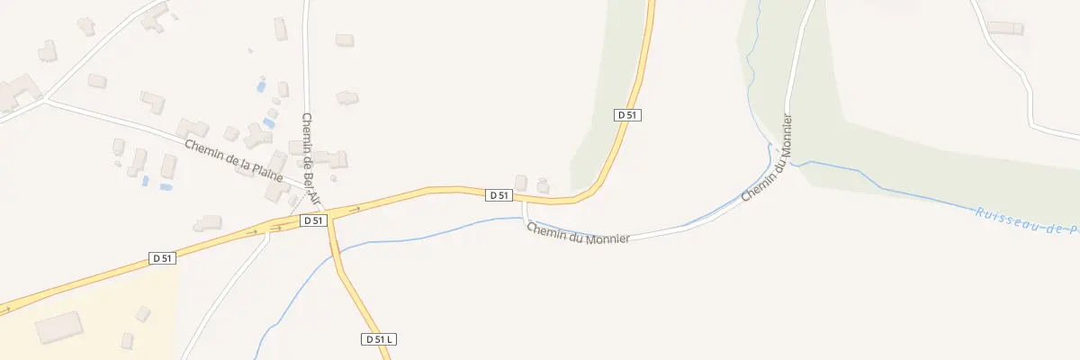 Plan du 2 Rte de Saint Victor de Cessieu à Sainte-Blandine