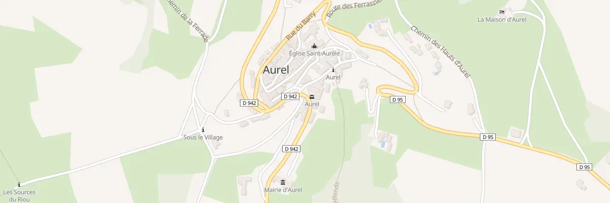 Plan du 5074 Village à Aurel