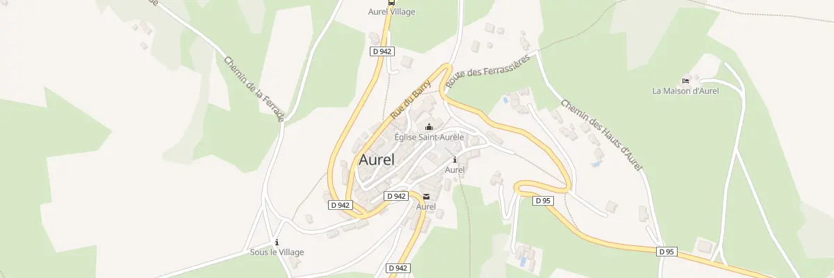 Plan du 5044 Village à Aurel