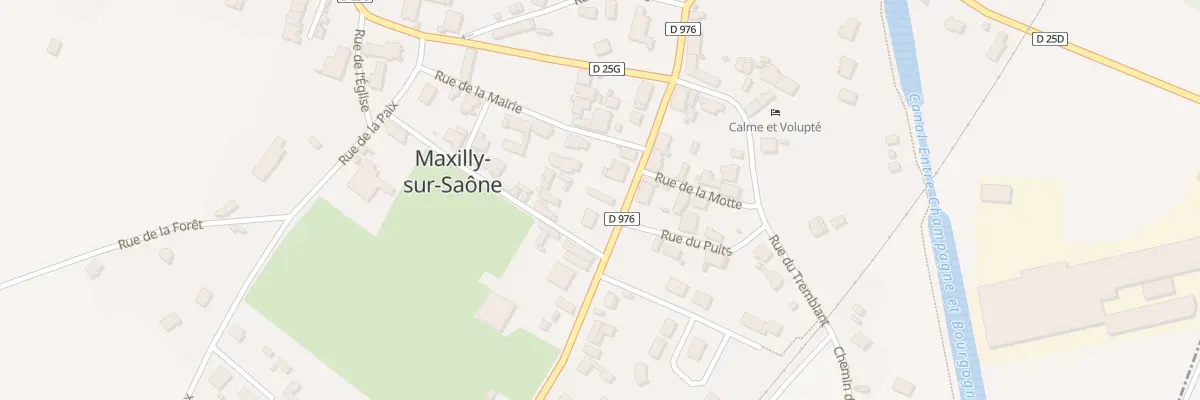 Plan du 8 Rte de Pontailler à Maxilly-sur-Saône