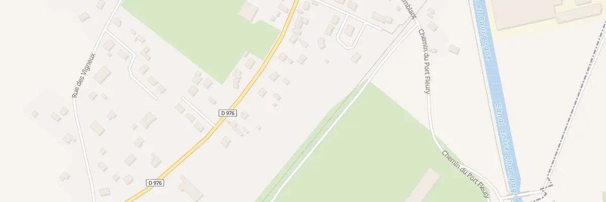 Plan du 25 Rte de Pontailler à Maxilly-sur-Saône