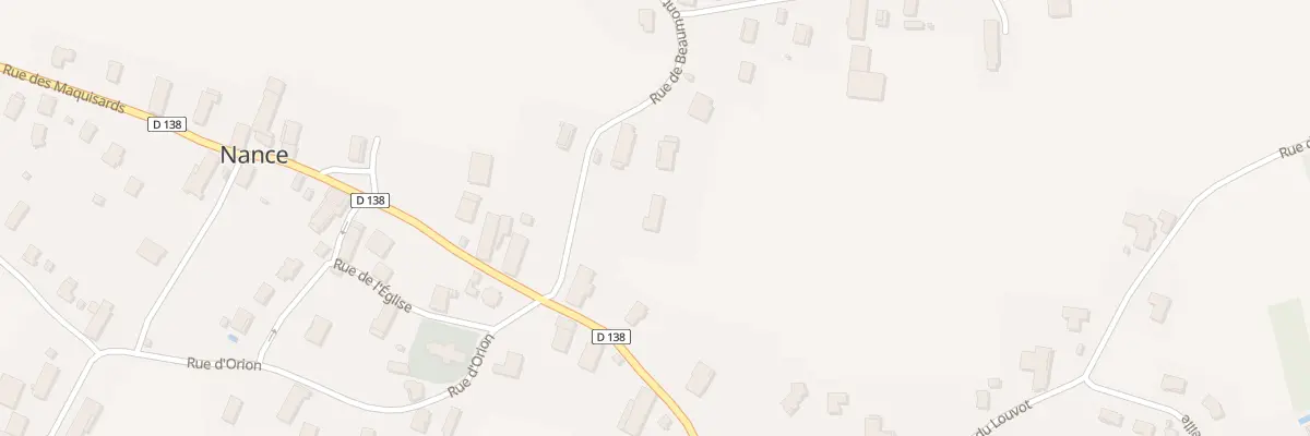 Plan du 16 Rue de Beaumont à Nance
