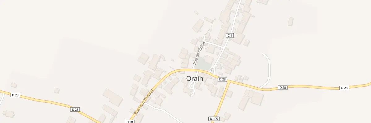 Plan du 1 Rue de l’Eglise à Orain