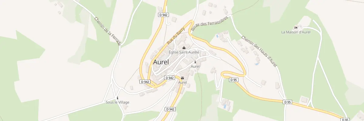 Plan du 5212 Village à Aurel