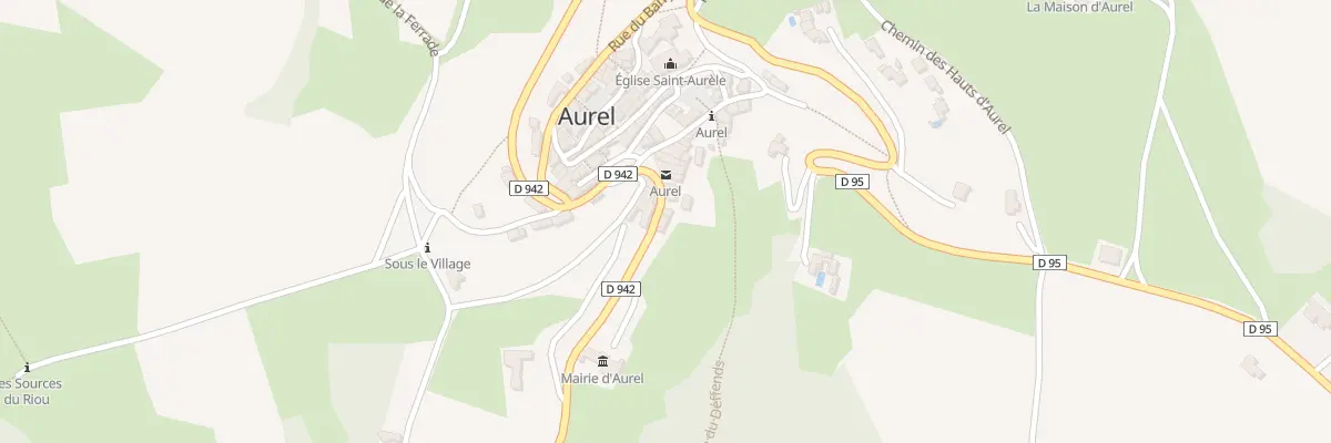 Plan du 5069 Village à Aurel