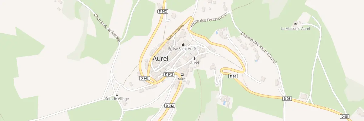Plan du 5041 Village à Aurel