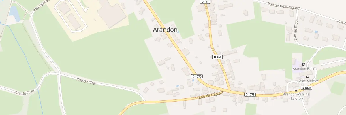 Plan du 1263 Gr d’Arandon à Arandon-Passins