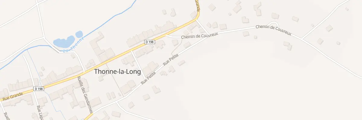 Plan du 1B Rue Petite à Thonne-la-Long