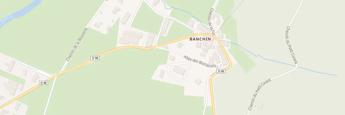Plan du 58 All des Bûcherons à Simandre-sur-Suran