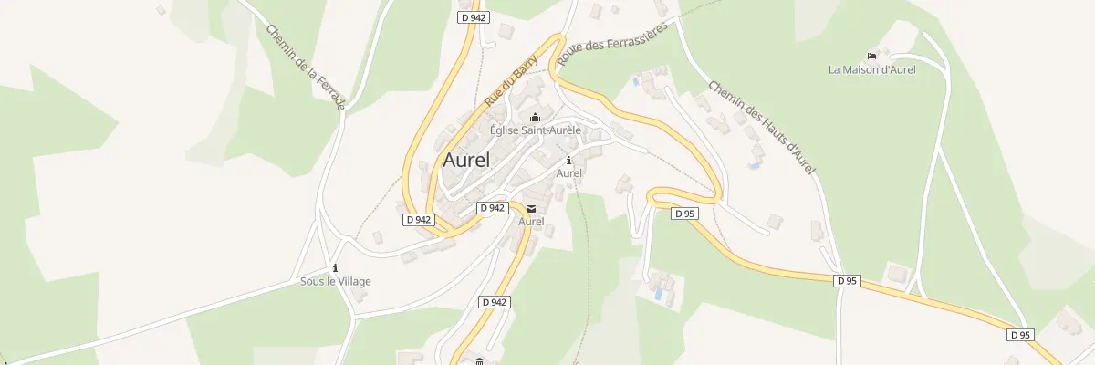Plan du 5064 Village à Aurel