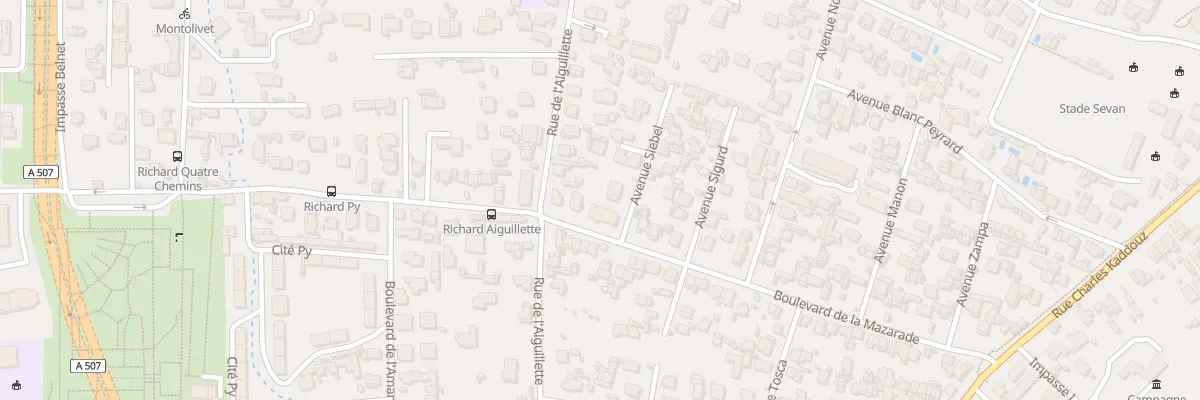 Plan du 13 Bd de la Mazarade à Marseille 12e Arrondissement