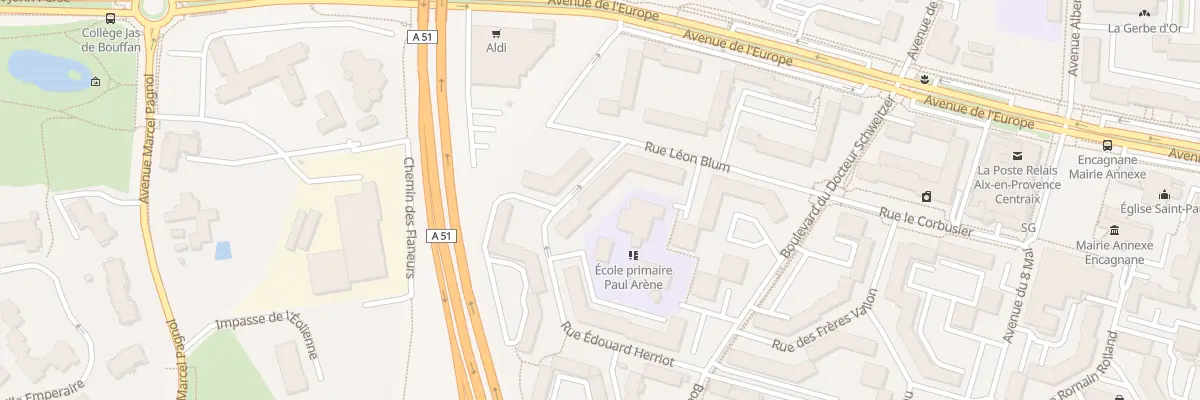 Plan du 30 Rue Edouard Herriot à Aix-en-Provence