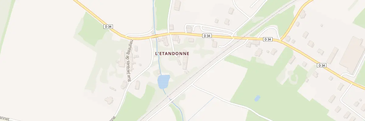 Plan du 11 Rue de l’Étandonne à Beaufort-Orbagna