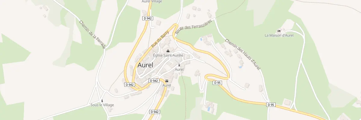 Plan du 5036 Village à Aurel