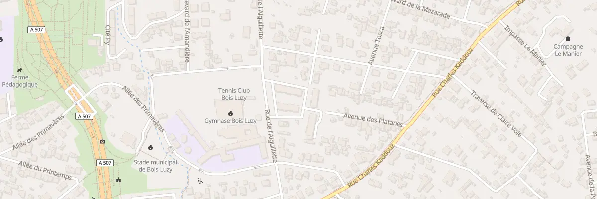Plan du 36 Rue de l’aiguillette à Marseille 12e Arrondissement