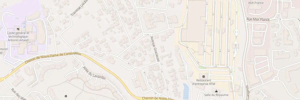 Plan du 27 Av Gracieuse à Marseille 13e Arrondissement