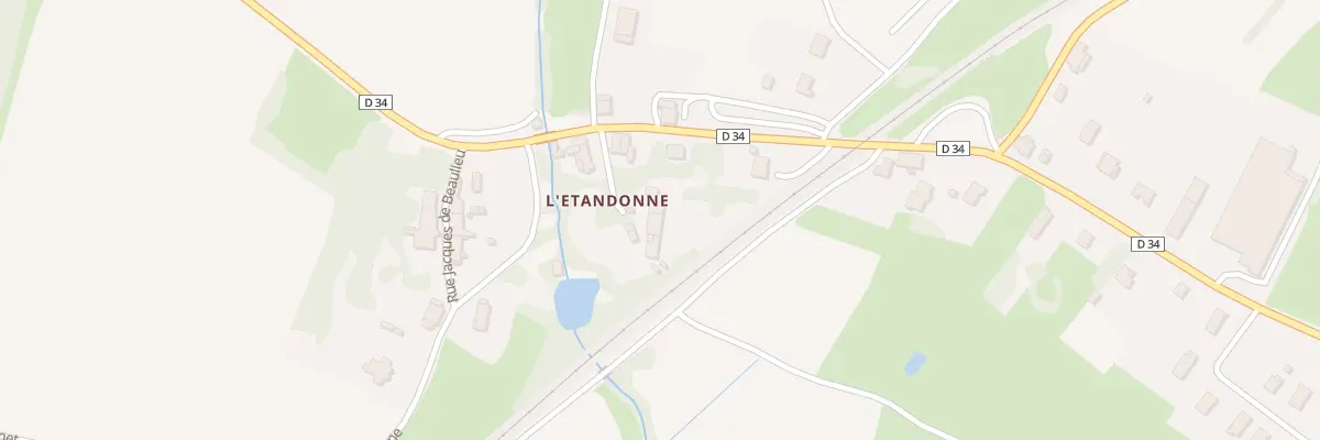 Plan du 9 Rue de l’Étandonne à Beaufort-Orbagna