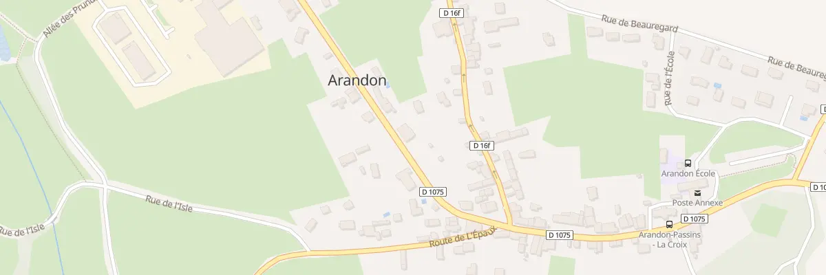 Plan du 1256 Vc Grande Rue d’Arandon à Arandon-Passins