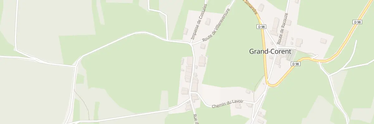 Plan du 5066 En Bourravier à Grand-Corent