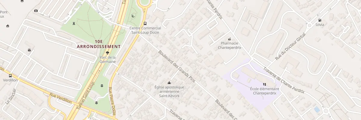 Plan du 31 Bd des Grands Pins à Marseille 10e Arrondissement