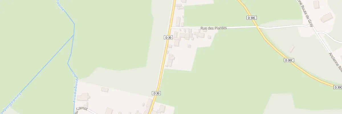 Plan du 19 Rue Sylviane Humbert-Bajout à Saint-Seine-sur-Vingeanne